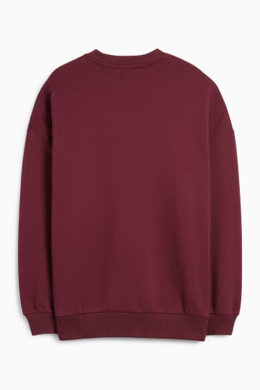 Femmes - Sweat - rouge foncé