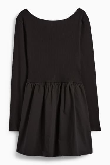 Femei - Rochie în A - negru