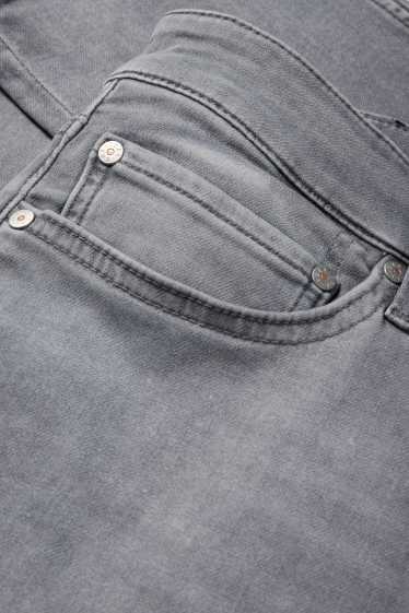 Bărbați - Slim tapered jeans - Flex jog denim - denim-gri deschis