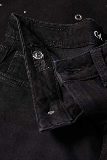 Copii - Fete - Wide leg jeans - denim-gri închis