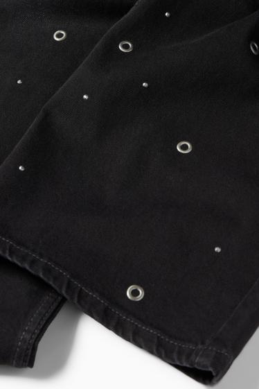 Copii - Fete - Wide leg jeans - denim-gri închis