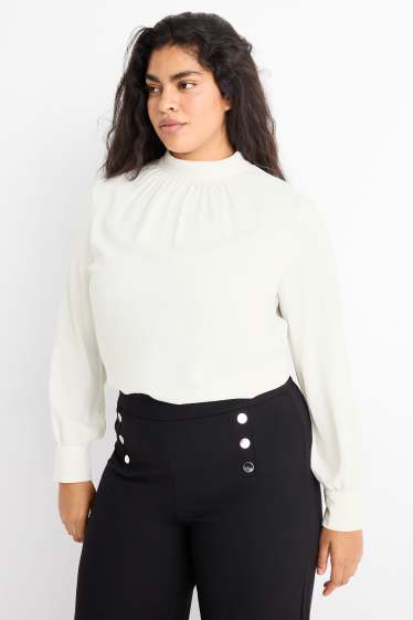 Women - Blouse - cremewhite
