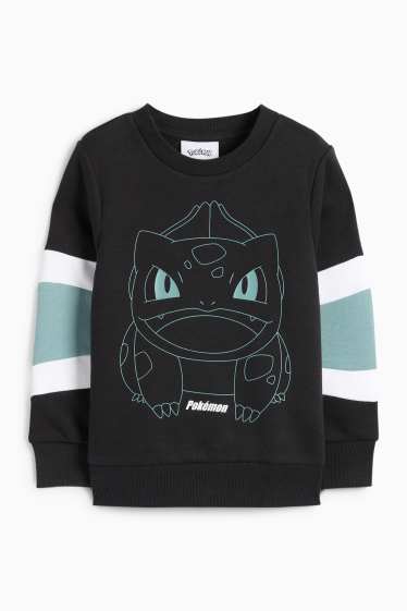 Copii - Băieți - Pokémon - bluză de molton - negru