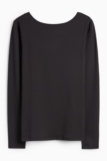 Women - Thermal long sleeve top - black