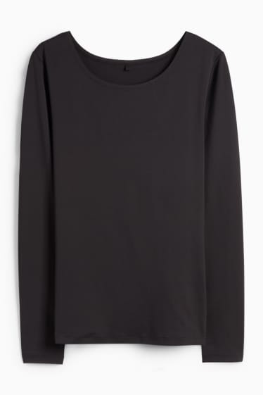 Women - Thermal long sleeve top - black