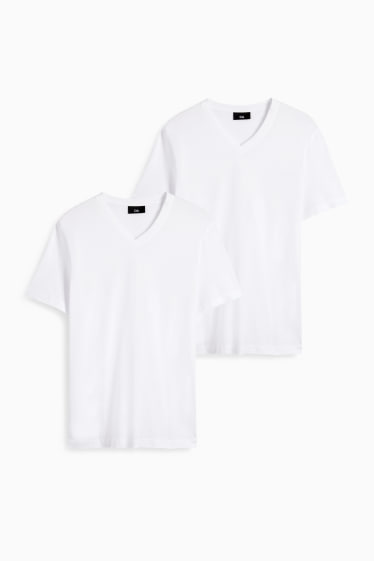 Bărbați - Multipack 2 buc. - tricou - regular fit - alb