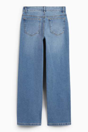 Copii - Fete - Wide leg jeans - denim-albastru deschis