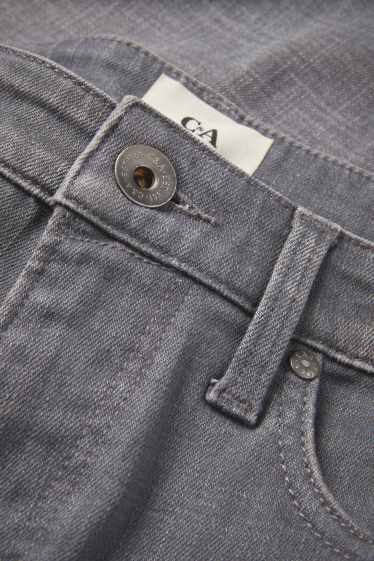 Bărbați - Straight jeans - denim-gri