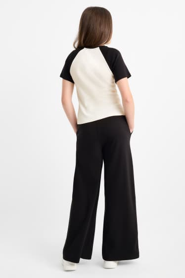 Copii - Fete - Harry Potter - set - tricou cu mânecă scurtă și pantaloni de trening - 2 piese - negru / nej