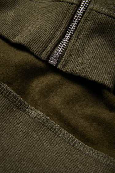 Heren - Sweatvest - kaki