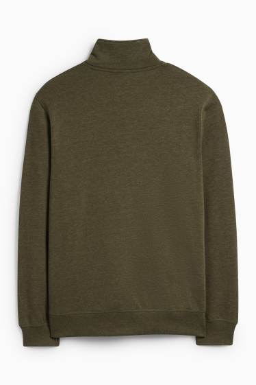 Heren - Sweatvest - kaki