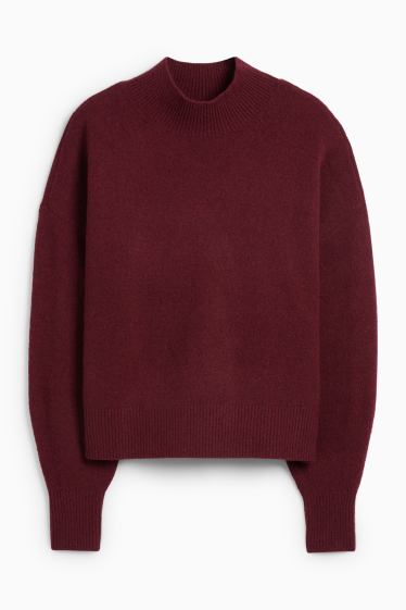 Femei - Pulover - bordo