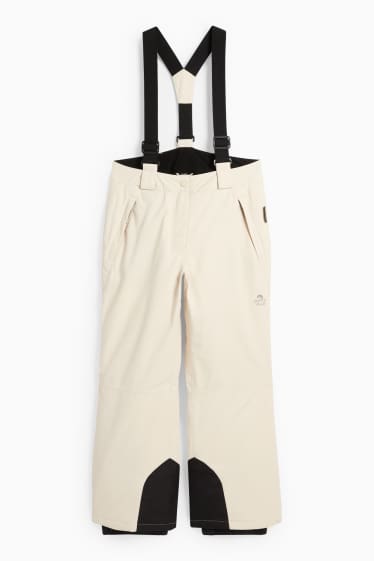 Copii - Fete - Pantaloni de schi - impermeabili - bej deschis