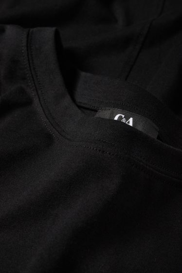 Femei - Tricou cu mânecă lungă - negru