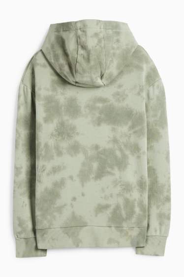 Kinder Jungen - Hoodie - gemustert - hellgrün