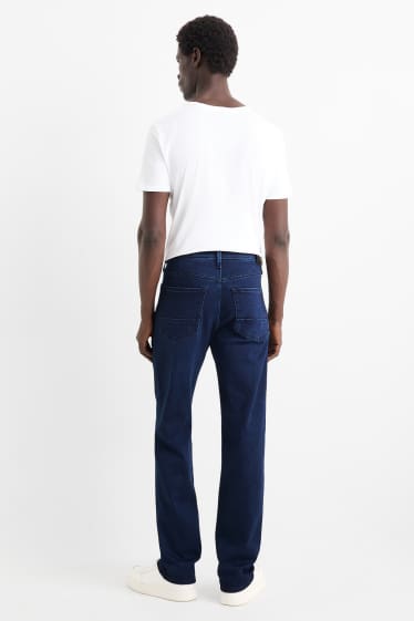 Bărbați - Straight jeans - jeans termoizolanți - LYCRA® - denim-albastru închis