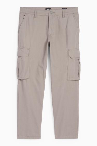 Bărbați - Pantaloni cargo - taupe