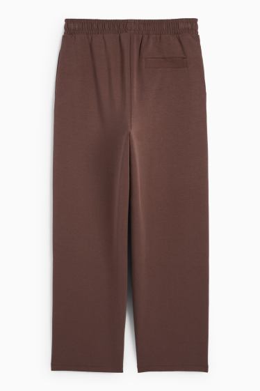 Bărbați - Pantaloni de trening - maro închis