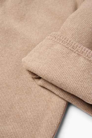 Unisex - Pantaloni de trening termoizolanți bebeluși - bej