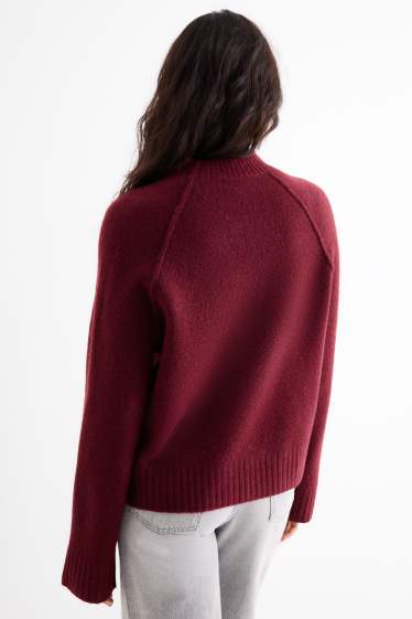 Femei - Pulover - bordo