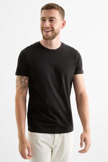 Bărbați - Tricou - slim fit - Flex - negru