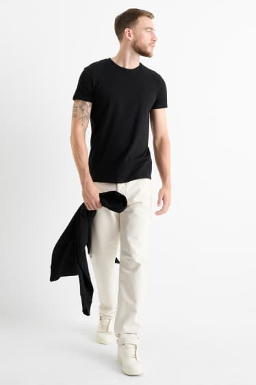 Bărbați - Regular jeans - alb-crem