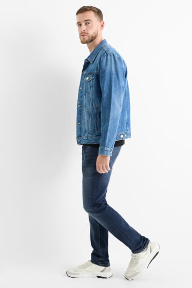 Bărbați - Slim jeans - LYCRA® - denim-albastru închis