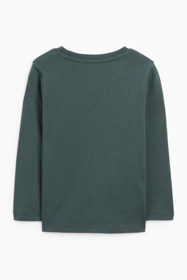 Copii - Băieți - Halloween - Patrula cățelușilor - Chase, Marshall - tricou cu mânecă lungă - verde închis