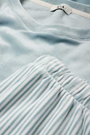 Women - Winter pyjamas - turquoise