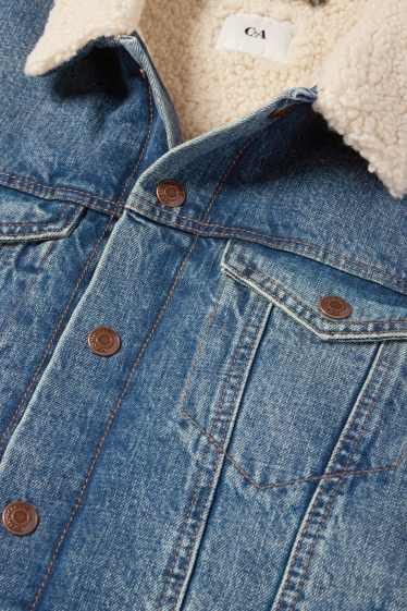 Bărbați - Jachetă din denim - denim-albastru
