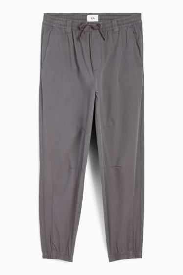 Bărbați - Pantaloni - loose fit - gri