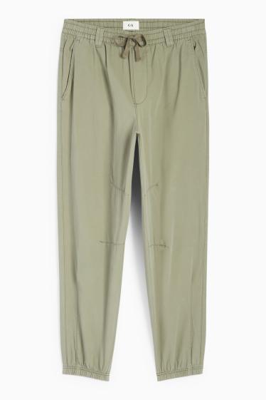 Bărbați - Pantaloni - loose fit - verde