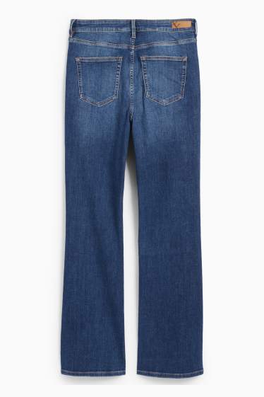 Femei - Bootcut jeans - talie înaltă - LYCRA® - denim-albastru