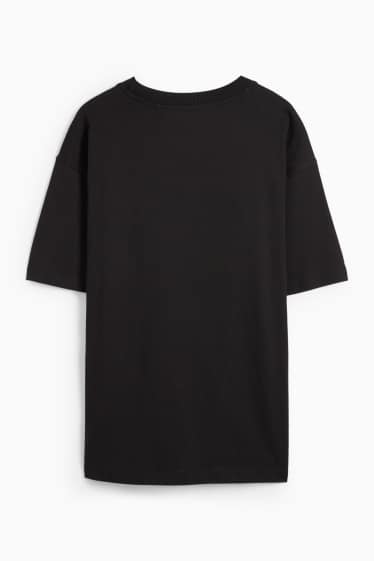 Copii - Băieți - Gaming - tricou cu mânecă scurtă cu motive de Crăciun - negru