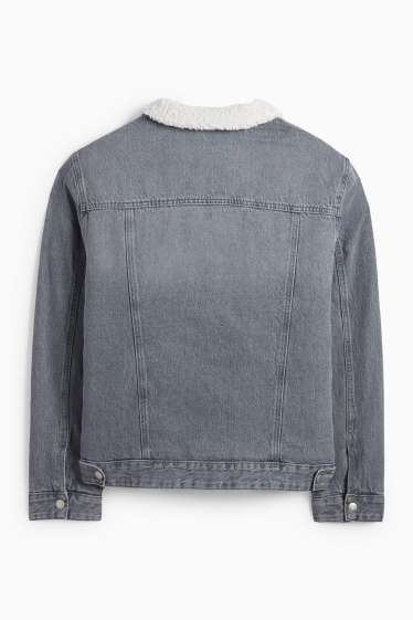 Bărbați - Jachetă din denim - denim-gri deschis