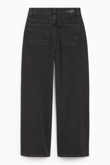 Copii - Fete - Wide leg jeans - denim-gri închis