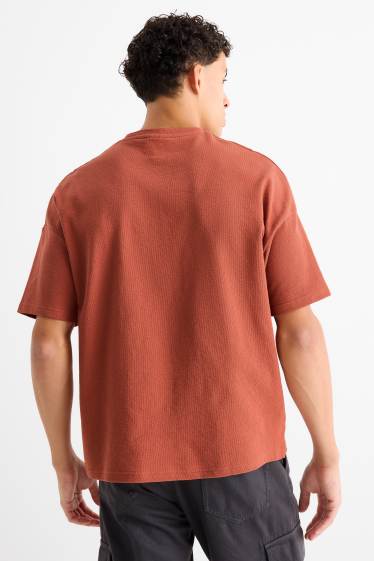 Bărbați - Tricou - supradimensionat - arămiu