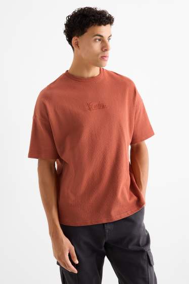 Bărbați - Tricou - supradimensionat - arămiu
