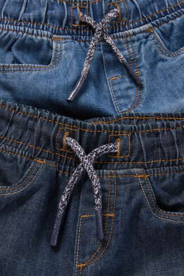 Copii - Băieți - Multipack 2 perechi - slim jeans - jeans termoizolanți - denim-albastru
