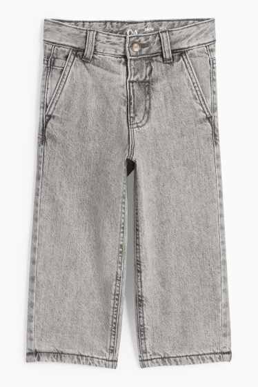 Copii - Băieți - Loose fit jeans - jeans termoizolanți - denim-gri deschis