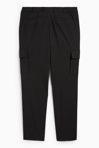 Bărbați - Pantaloni modulari - regular fit - Flex - negru