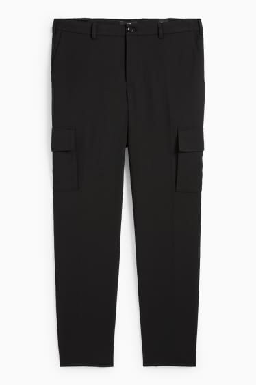 Bărbați - Pantaloni modulari - regular fit - Flex - negru