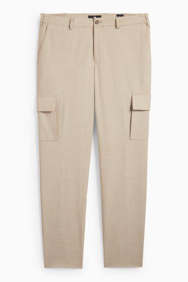 Bărbați - Pantaloni modulari - regular fit - Flex - bej