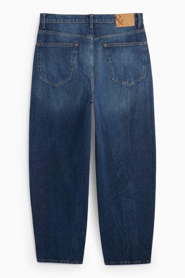 Pánské - Barrel jeans - džíny - modré