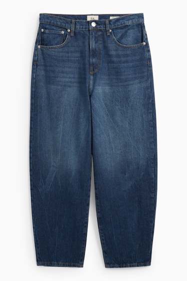 Pánské - Barrel jeans - džíny - modré