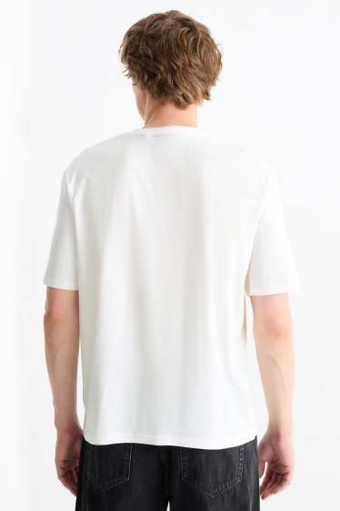 Bărbați - Tricou - relaxed fit - alb