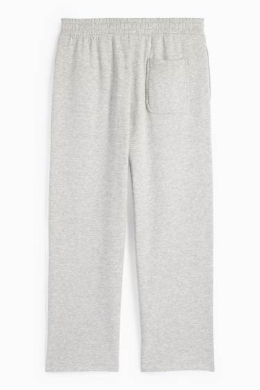 Bărbați - Pantaloni de trening - gri deschis melanj