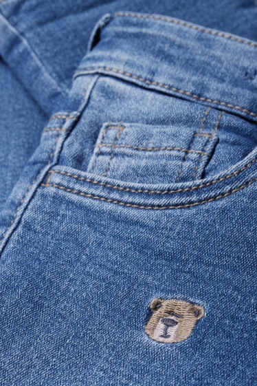 Copii - Băieți - Animale sălbatice - straight jeans - jeans termoizolanți - denim-albastru