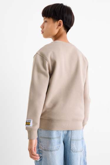 Children Boys - Stumble Guys - sweatshirt - taupe