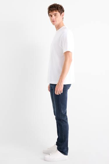 Bărbați - Slim jeans - Flex jog denim - LYCRA® - denim-albastru închis